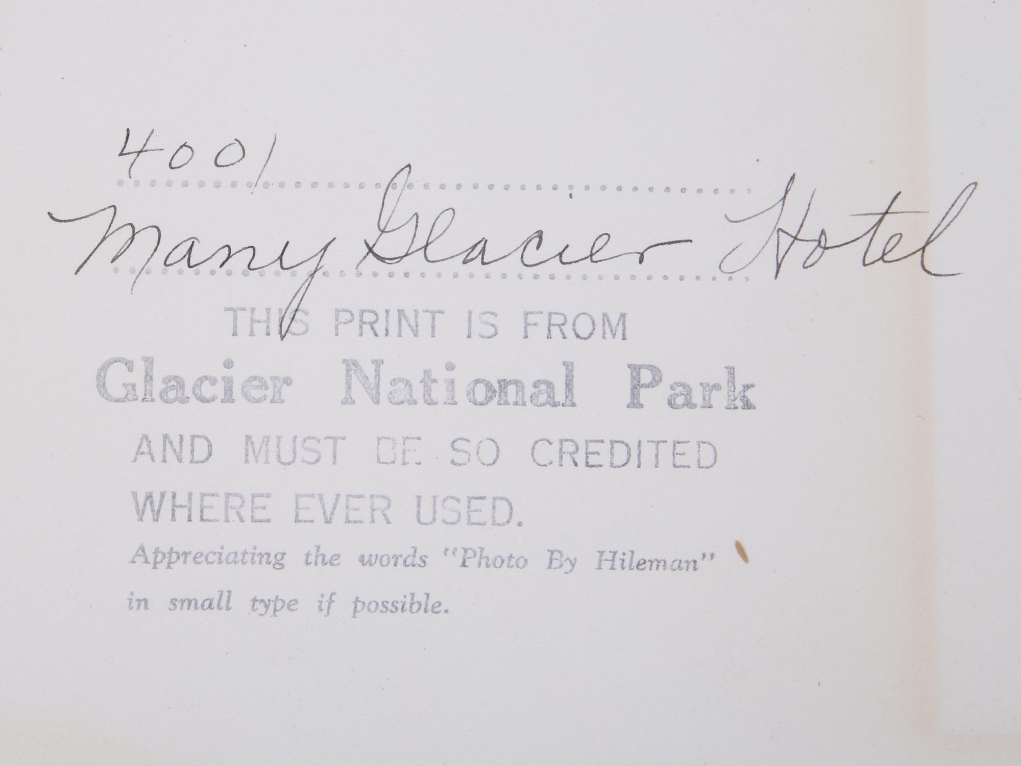 VINTAGE PHOTOS FROM GLASIER NATIONAL PARK PIC-7